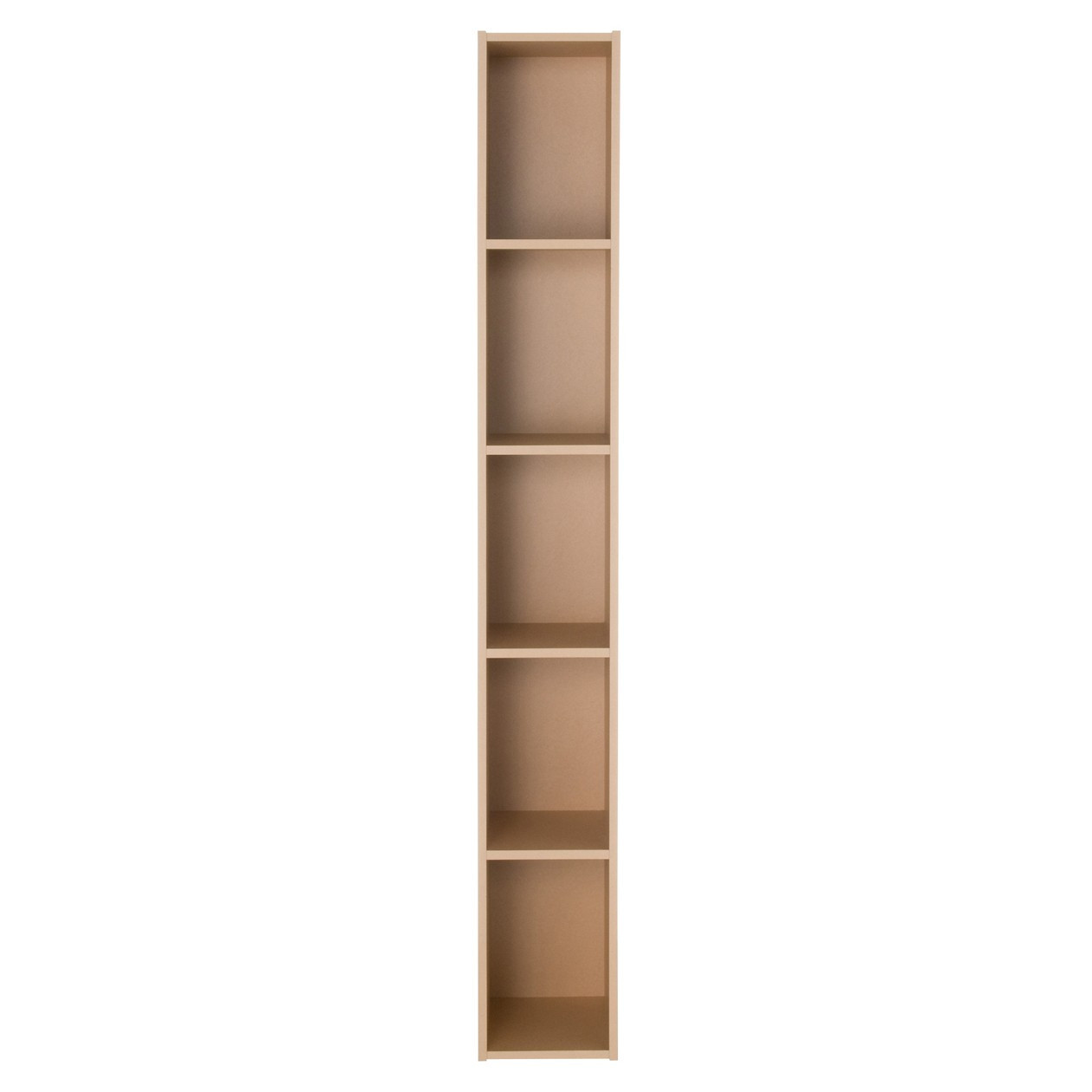 Regał HDF wąski 5 segmentów