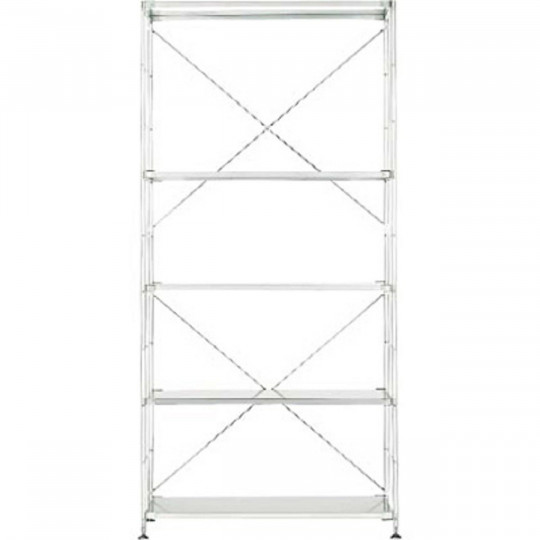 Szeroki regał stalowy z 5 półkami 86 x 41 x 175,5cm