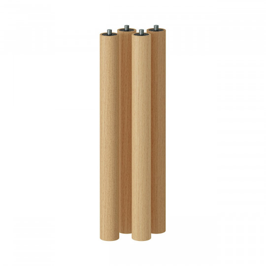 Stół systemowy - nogi lity dąb długie 72cm