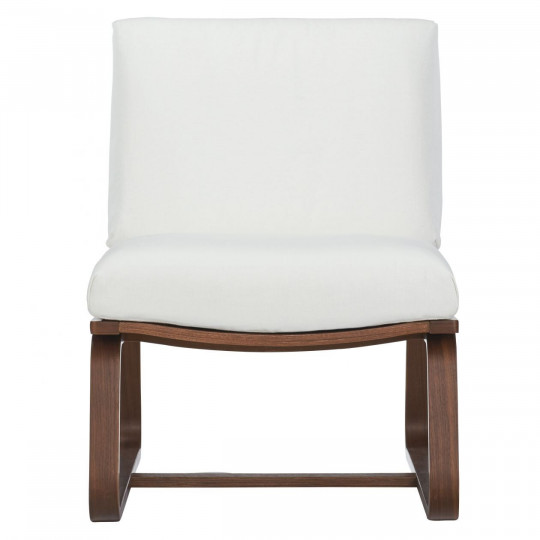 LD Fotel tapicerowany orzech 55x78x77cm