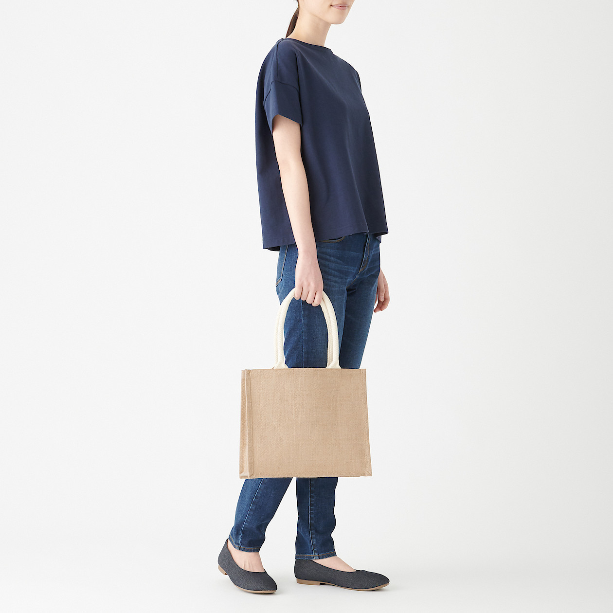 Torba jutowa shopper S