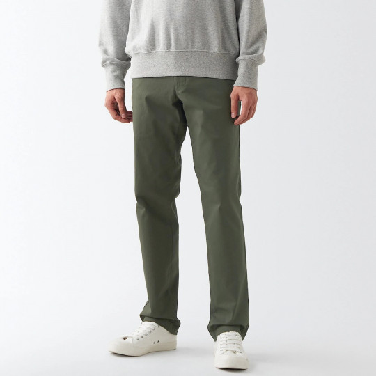 Spodnie chino slim zielone
