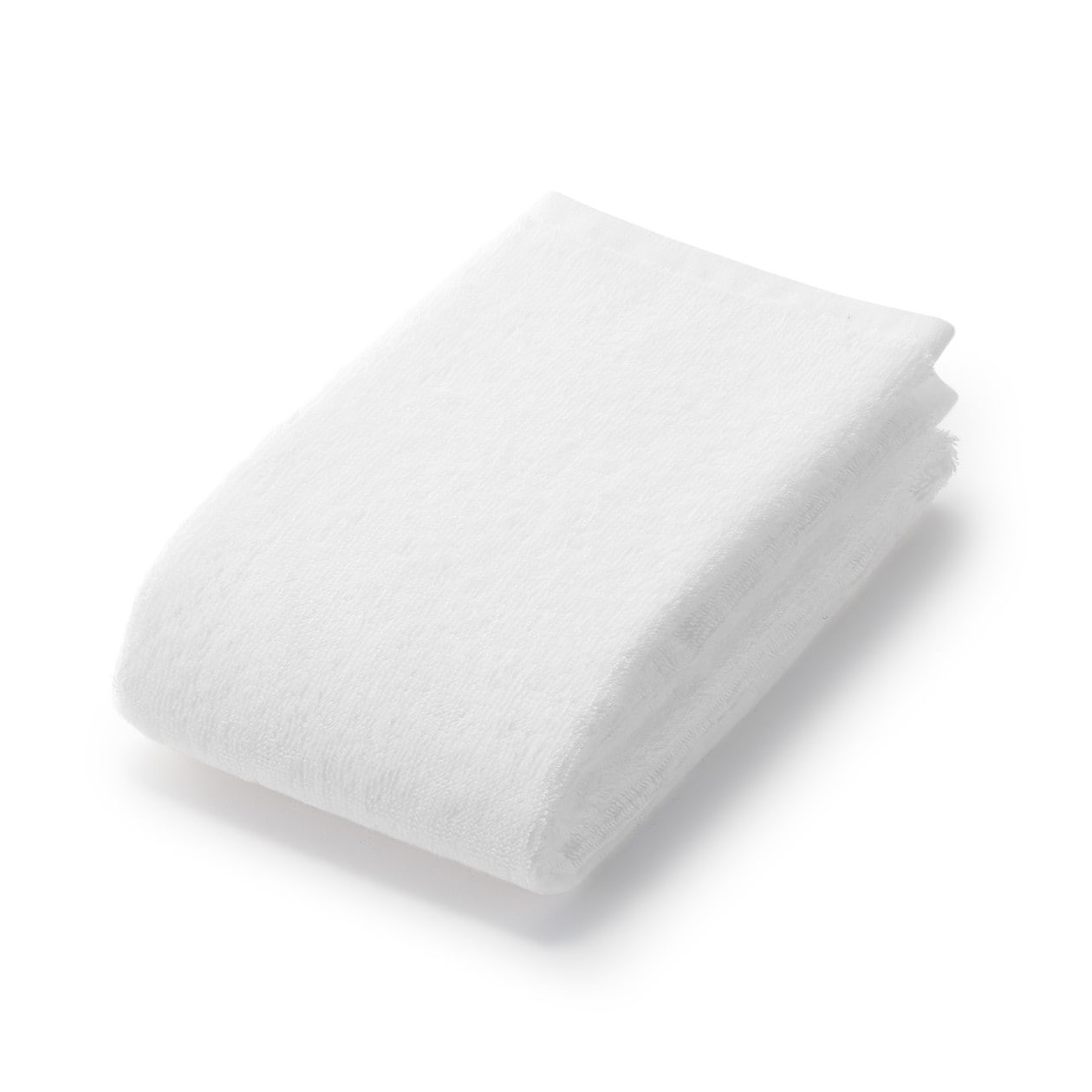 Ręcznik do twarzy cienki biały