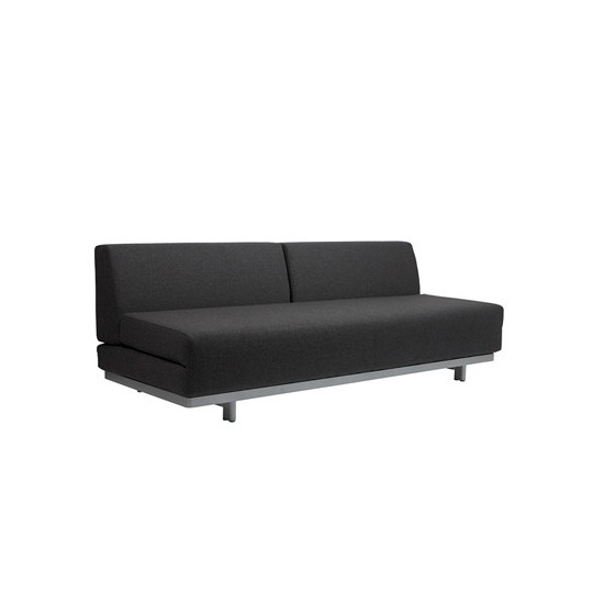 Filcowa, rozkładana sofa T2 w kolorze grafitowym 195 x 86 x 71cm