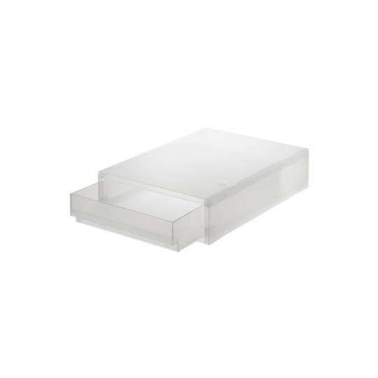 Niska szuflada z polipropylenu format A4 26 x 37 x 9 cm