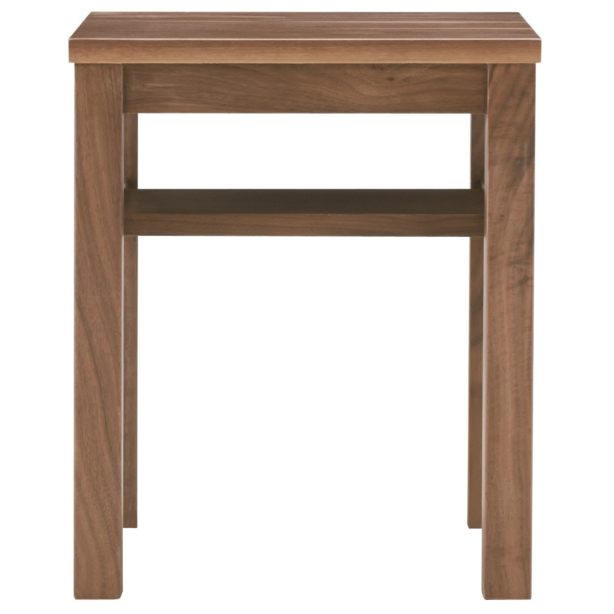 Stolik nocny / taboret orzech