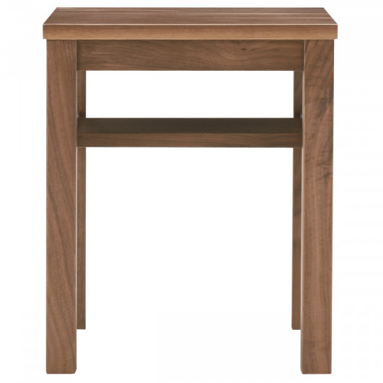 Stolik nocny / taboret orzech